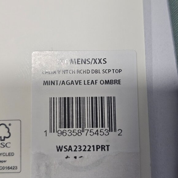 Calia V Notch Ruched Double Scoop Bikini Top - Picture 8 of 8